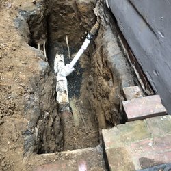 Brownlee Plumbing - Sewer-line replacement completed by Brownlee Plumbing.