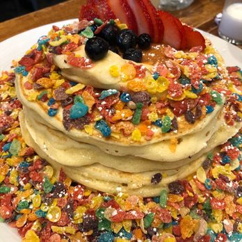 Scratch Kitchen - Milk N' Cereal Pancakes - Breakfast & Brunch Near Me - Honolulu, Hawaii