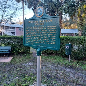 William Bartram Memorial - Local Flavor Near Me - Micanopy, Florida William Bartram Memorial - Local Flavor Near Me - Micanopy, Florida