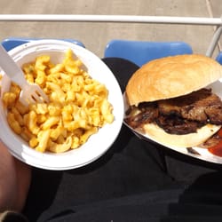 Brisket and mac n cheese. both just ok. They seemed like leftovers from the night before.
