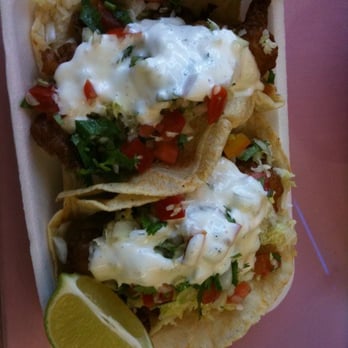 Taco Burger Place - 2 fish tacos - Seafood Near Me - El Monte, California