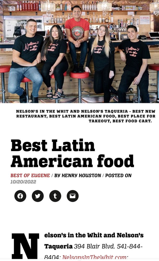 NELSON’S IN THE WHIT 64 Photos & 39 Reviews 394 Blair Blvd, Eugene