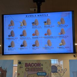 Current eggete menu (new flavors not listed include tiramisu) Current eggete menu (new flavors not listed include tiramisu)