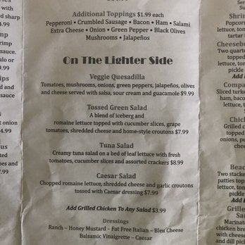 Crow's Nest - Summer 2019 menu pages 2-5 - Beer, Wine & Spirits Near Me - Myrtle Beach, South Carolina