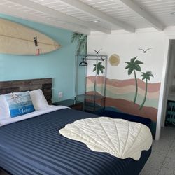 Calafia Inn - The smallest room they offer. Still, it is nicely decorated, spotless, and quiet.