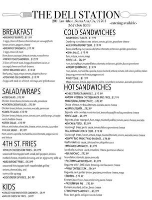 Menu photo 5 The Deli Station Santa Ana, CA Menu photo 5 The Deli Station Santa Ana, CA