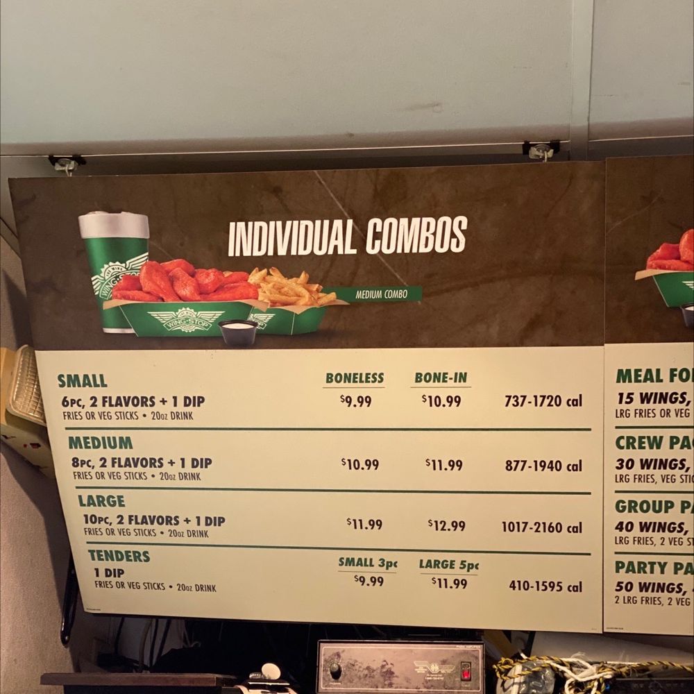 Wingstop - Menu - Chicken Wings Near Me - Kansas City, Missouri