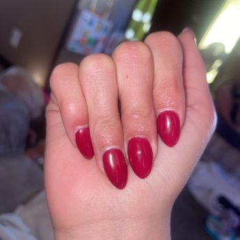 Nail Trix - my nails. if you look at my pinky you can see the finger is irritated. - Nail Salons Near Me - Missoula, Montana