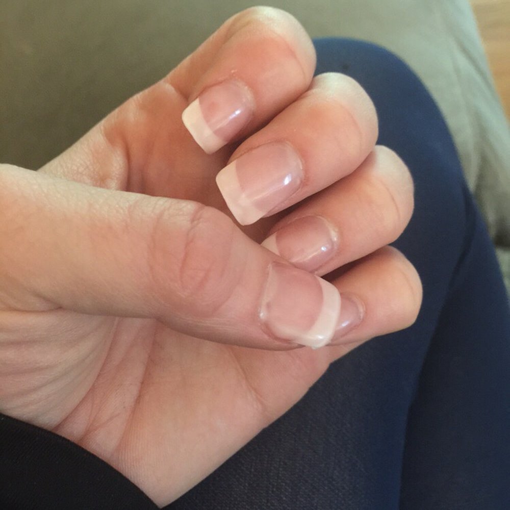 Creative Nails - Kim's creation when I asked for an American Manicure. - Nail Salons Near Me - Salem, Oregon Creative Nails - Kim's creation when I asked for an American Manicure. - Nail Salons Near Me - Salem, Oregon