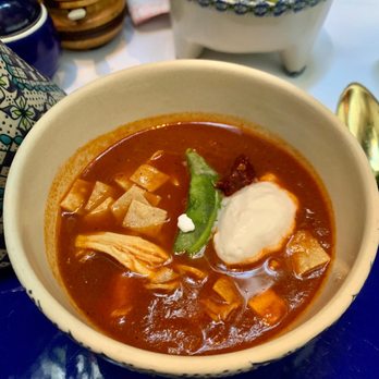 Azul - Sopa azteca - Mexican Near Me - México, D.F., DIF Azul - Sopa azteca - Mexican Near Me - México, D.F., DIF
