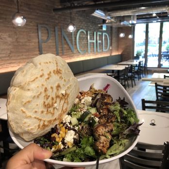 Pinched on the River - Salad Bowl - Mediterranean Near Me - Chicago, Illinois Pinched on the River - Salad Bowl - Mediterranean Near Me - Chicago, Illinois