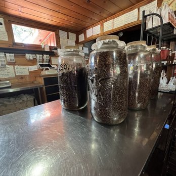 Mariposa Coffee Company - Large container of beans - Coffee Roasteries Near Me - Mariposa, California Mariposa Coffee Company - Large container of beans - Coffee Roasteries Near Me - Mariposa, California