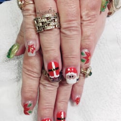 HP Spa Hair & Nails - Holiday nail designs