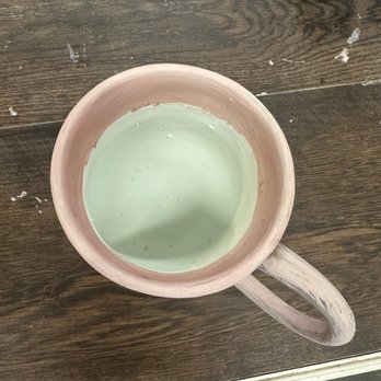 Kiln It - Glazed but not fired mug - Arts & Crafts Near Me - Albuquerque, New Mexico