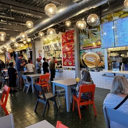 Some of the food options in THE BLOCK