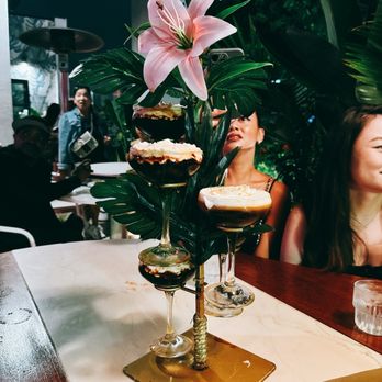 Coco Maya - Espresso martini tower - Caribbean Near Me - San Diego, California