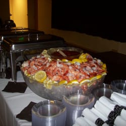 Caputas Catering - Cold water shrimp wedding at Walcott Galleria building Casper.
