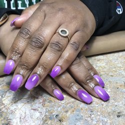 Dipping ombré with nail tip
