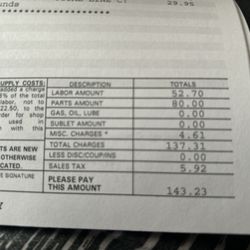 Bachman Chrysler Dodge Jeep Ram - What I was charged