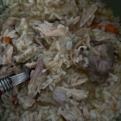 La Peña Horeb Spanish Restaurant - Chicken soup with white rice