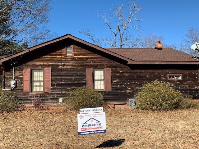 Slide of Veteran's Roofing Company