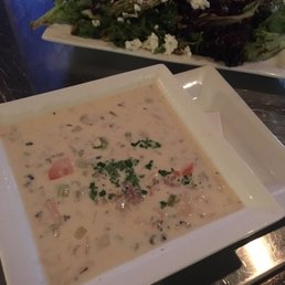 Turkey wild rice soup and a mist excellent roasted beet salad.