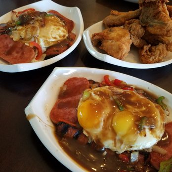 Hidden Cafe - Deluxe Loco Moco with fried chicken - New American Near Me - Camarillo, California Hidden Cafe - Deluxe Loco Moco with fried chicken - New American Near Me - Camarillo, California