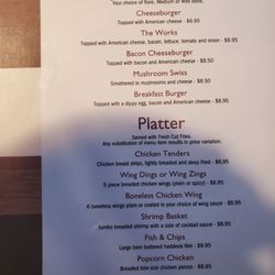 Millheim Hotel - Menu