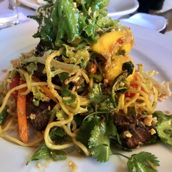 R+D Kitchen - Thai Steak and Noodle Salad - My friend really enjoyed this - New American Near Me - Yountville, California R+D Kitchen - Thai Steak and Noodle Salad - My friend really enjoyed this - New American Near Me - Yountville, California