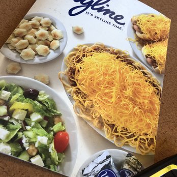 Skyline Chili - Menu cover - Fast Food Near Me - Columbus, Ohio Skyline Chili - Menu cover - Fast Food Near Me - Columbus, Ohio