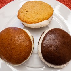 Sadie's Bake Shop - Oatmeal, chocolate and pumpkin whoopie pies. These have been our favorite whoopie pies of ANYWHERE for over 30 years.