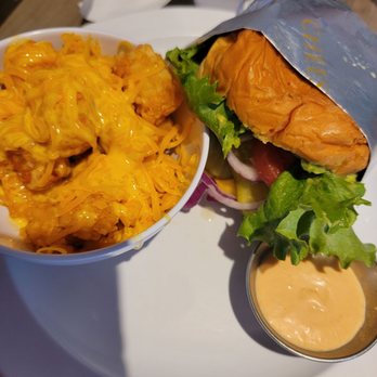 Daily Eats - Daily Eats burger with cheesy tots - New American Near Me - Tampa, Florida