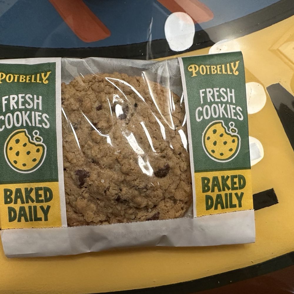 Potbelly - Oatmeal Chocolate Chip Cookie - Sandwiches Near Me - Davie, Florida Potbelly - Oatmeal Chocolate Chip Cookie - Sandwiches Near Me - Davie, Florida