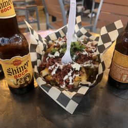 Caffe' Cottage - Loaded fries and Shiner