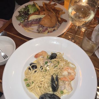 Blackfin Bistro - Seafood pasta and wagyu burger (best burger ever) - Seafood Near Me - Key West, Florida Blackfin Bistro - Seafood pasta and wagyu burger (best burger ever) - Seafood Near Me - Key West, Florida
