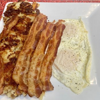 JB's Diner On 33 - 2 Two Eggs Over medium with Bacon side - Diners Near Me - Farmingdale, New Jersey JB's Diner On 33 - 2 Two Eggs Over medium with Bacon side - Diners Near Me - Farmingdale, New Jersey