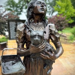 Tempest Tours - Dorothy and Toto await storms, Liberal, Kansas. Photo: Martin Lisius.
