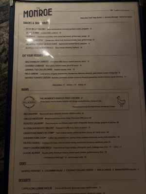 Menu photo 1 The Monroe Orlando, FL