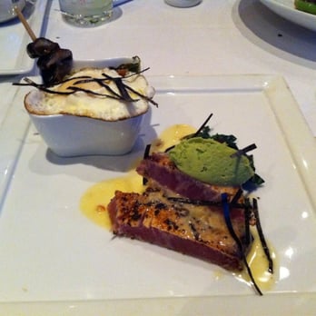Lulou's Restaurant - Seared Ahi Tuna with wasabi cannelle - American Near Me - Reno, Nevada