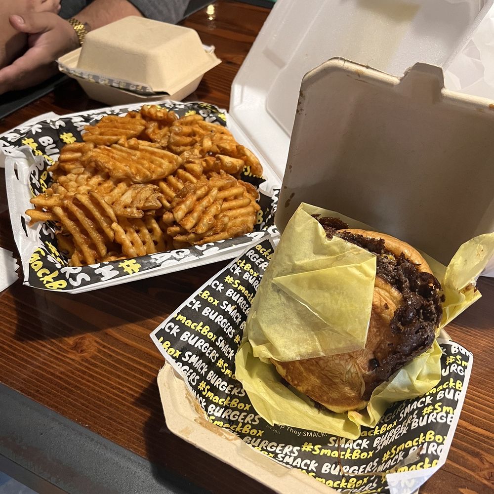 Smack Burgers - Smack burger waffle fries - Burgers Near Me - San Jose, California