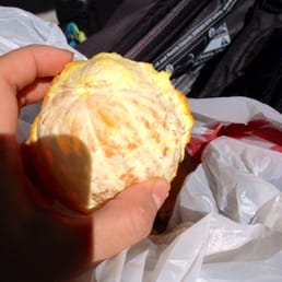 Local orange that I bought in the country store