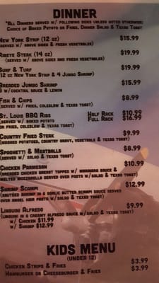 Menu photo 8 Bent Prop Saloon & Cookery Eloy, AZ Menu photo 8 Bent Prop Saloon & Cookery Eloy, AZ