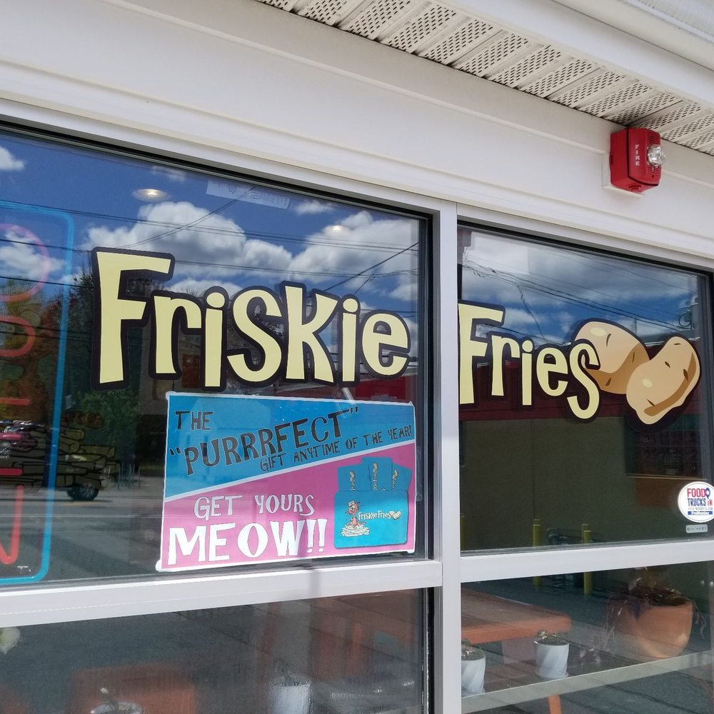 Friskie Fries - Front window - Food Trucks Near Me - Johnston, Rhode Island