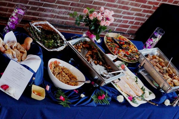 Photo of Laurel's Catering - Napa, CA, US. Wedding Buffet Spread