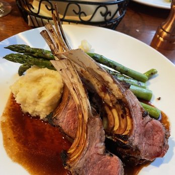 Brickhouse - Bend - Rack of lamb, perfectly medium rare. - American Near Me - Bend, Oregon Brickhouse - Bend - Rack of lamb, perfectly medium rare. - American Near Me - Bend, Oregon