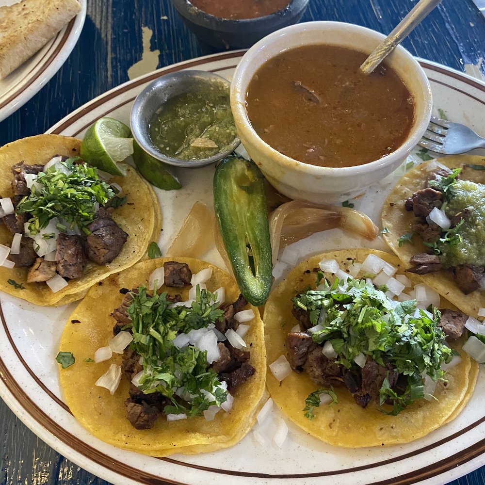 El Jarrito - Street tacos with order of beans. Very well plated - Mexican Near Me - Magnolia, Texas El Jarrito - Street tacos with order of beans. Very well plated - Mexican Near Me - Magnolia, Texas