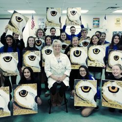 Yes You Canvas - Masters Academy for two days
This was day two. These are some talented kids
