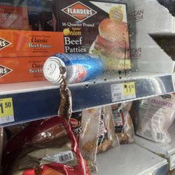 Dollar General - Exploded Can in Freezer Section