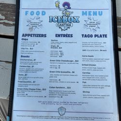 Icebox Brewing - Menu