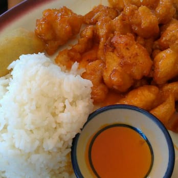 Thai Dishes - Orange chicken lunch - Thai Near Me - Redondo Beach, California